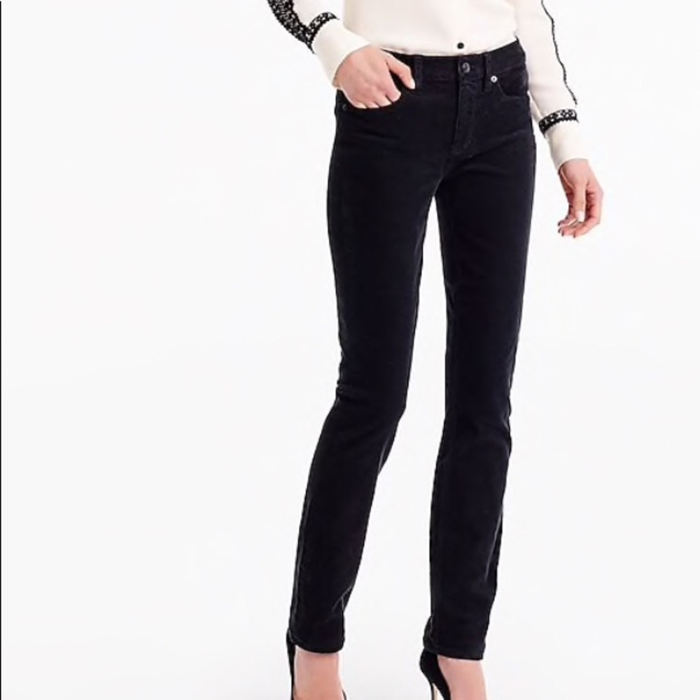 J Crew Black Matchstick Corduroys - Picture 1 of 3